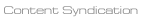 Website Marketing Content Syndication